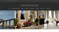 Desktop Screenshot of giffordhouseedinburgh.com