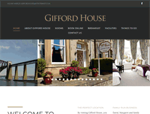 Tablet Screenshot of giffordhouseedinburgh.com
